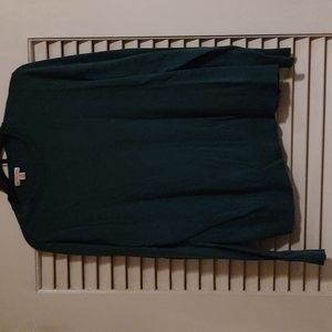 Merona Cotton Blend Sweater Green in Size Large